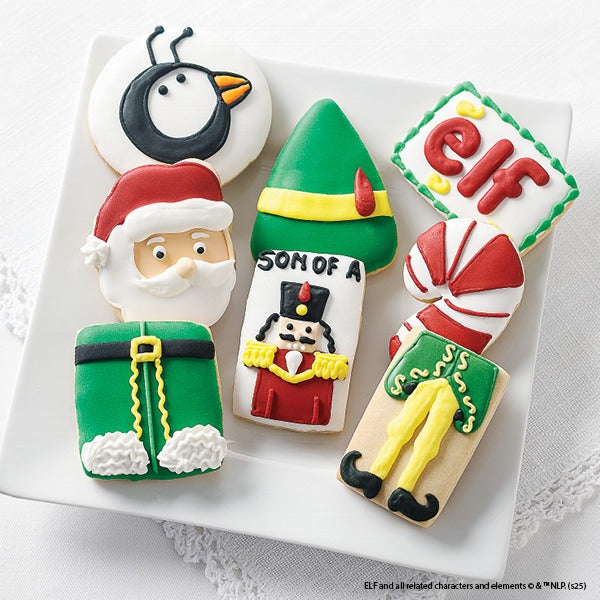 Elf™ decorated vanilla sugar cookies