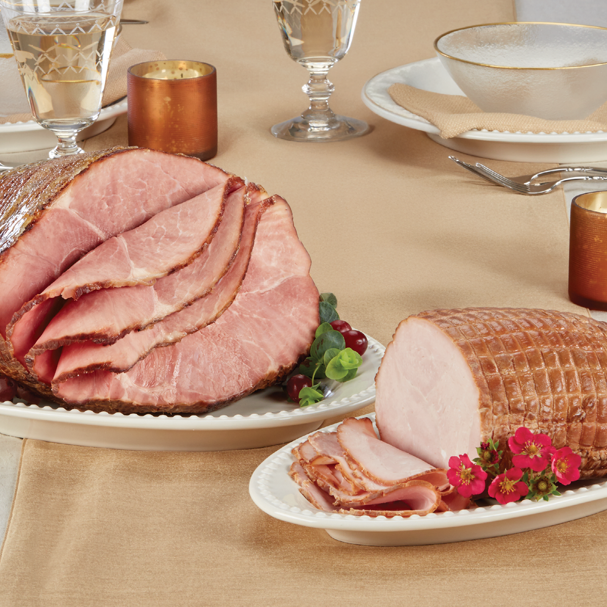 Holiday Feast - Party Ham & Turkey Breast
