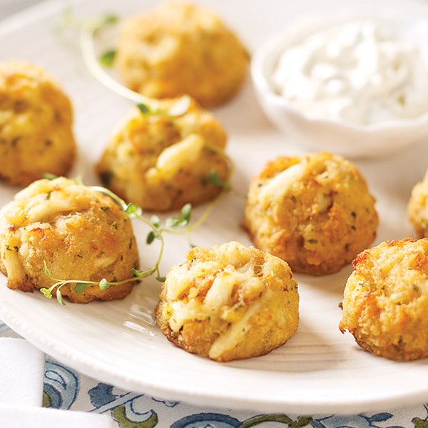 Mini Crab Cakes (bottom left)
