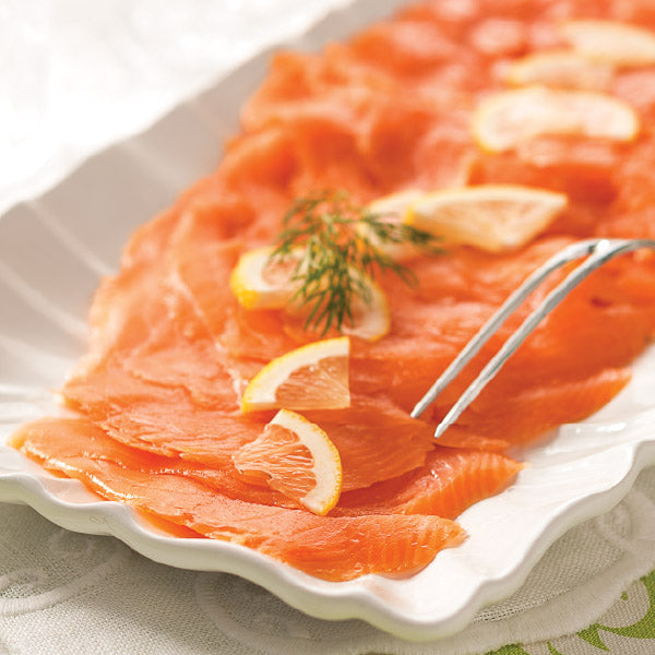 featuring Mackenzie Scottish Smoked Salmon (top)