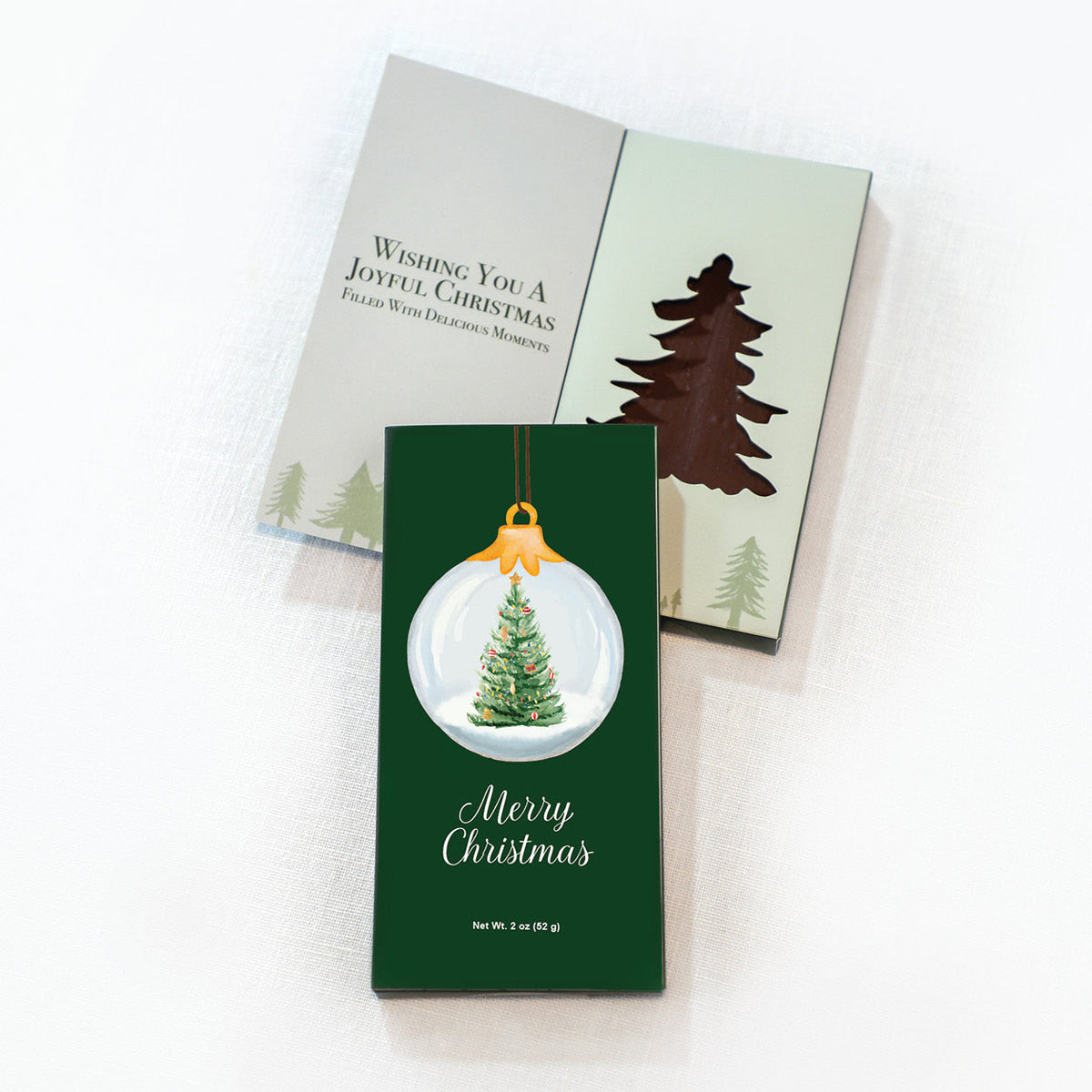 Chocolate Holiday Greeting Card - Merry Christmas
