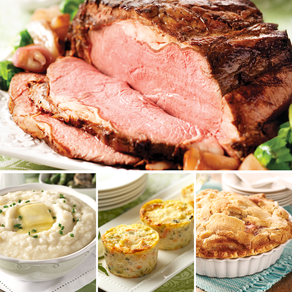 Easter Menu With Prime Rib Prime Rib Roast Dinner | Gourmet Feast Delivery – Mackenzie Limited