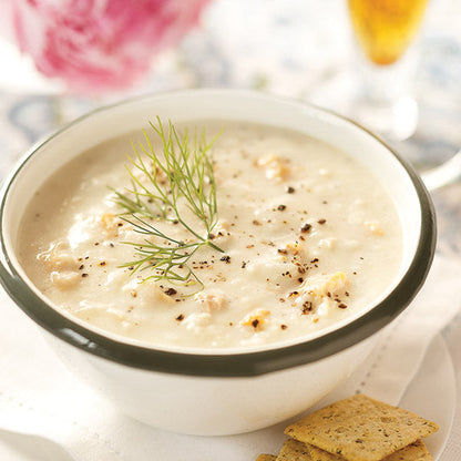 New England Clam Chowder — frozen soup delivered nationwide by Mackenzie