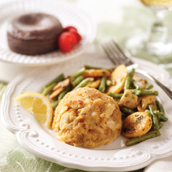 Crab Cake Dinner for Two