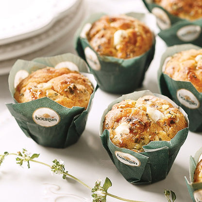 Mini Boursin Cheese Muffins