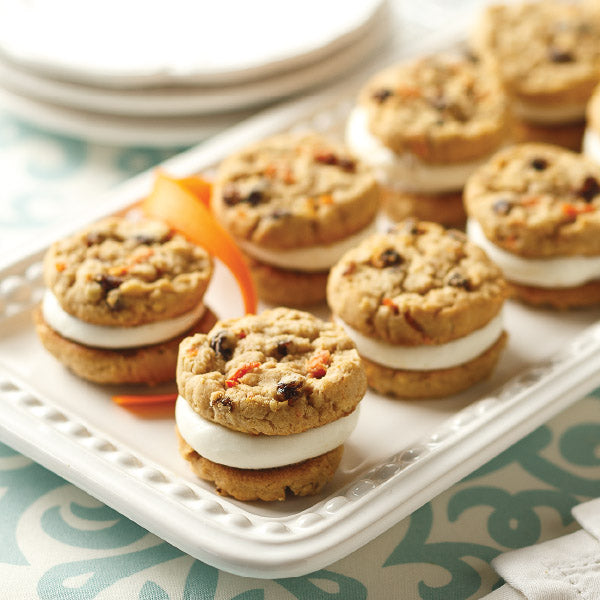 Carrot Cake Sandwich Cookies