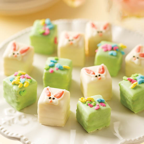 and Easter Petit Fours (bottom right)