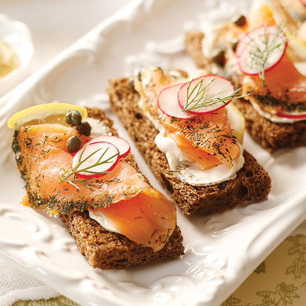 Ducktrap River Gravlax Style Smoked Salmon, Two 4 oz. Packs, 8 oz. total