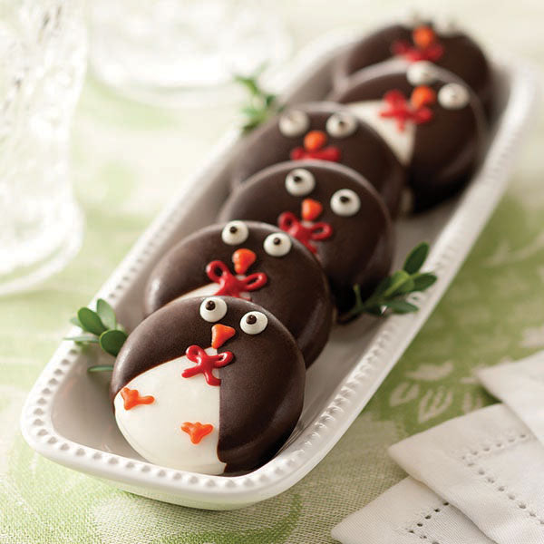 Chocolate Penguin Cookies