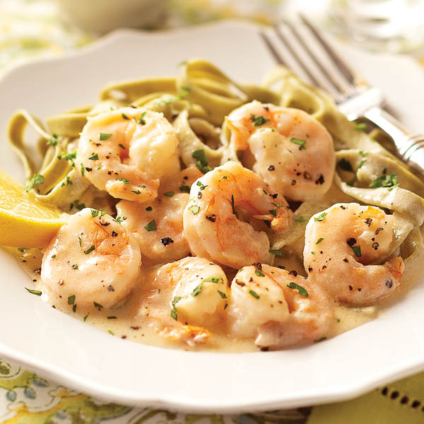 Shrimp Fettuccine Alfredo