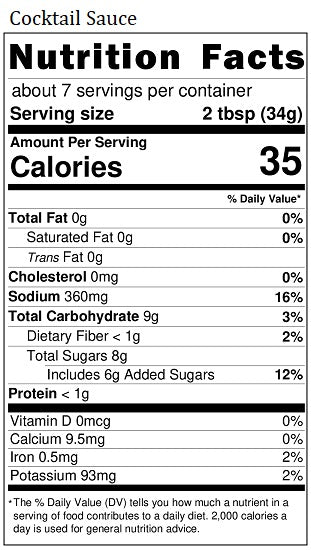 New Nutrition Label