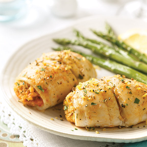 Stuffed Sole with Lobster Butter
