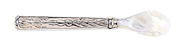 Caviar Spoon with Embossed Silver Handle